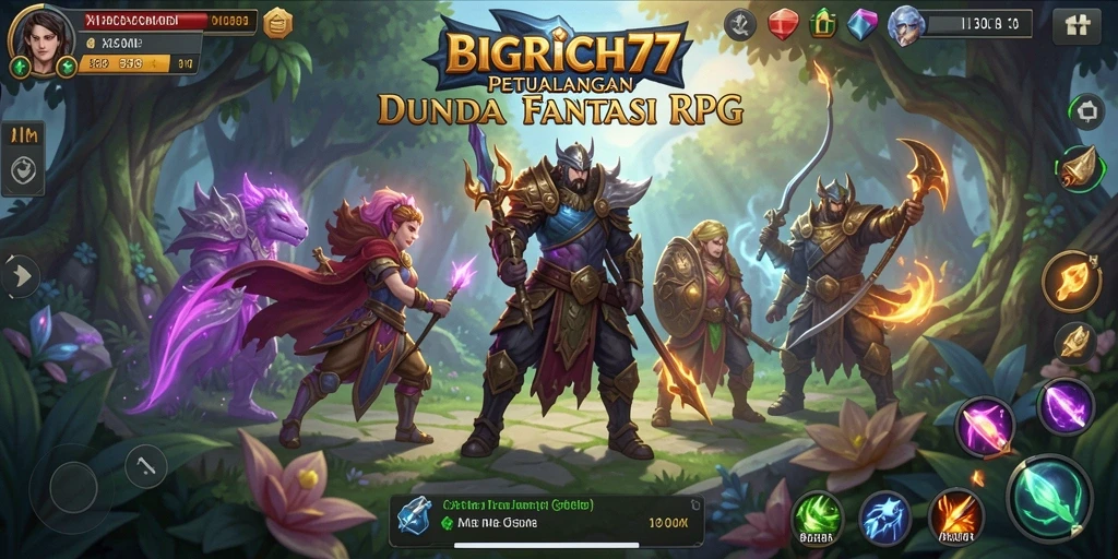 Gameplay seru di dunia fantasi BIGRICH77.