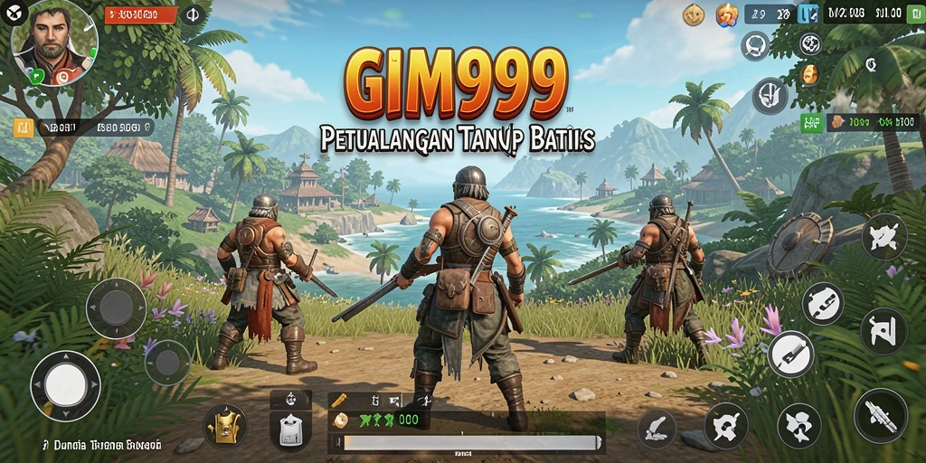 Gameplay GIM999 yang memikat dalam dunia terbuka yang luas.