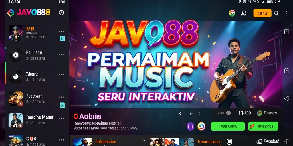 Screenshot JAVO88 menampilkan gameplay seru dengan musik yang dinamis.