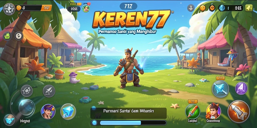 Screenshot gameplay KEREN77 menampilkan aksi seru dan grafis menarik.