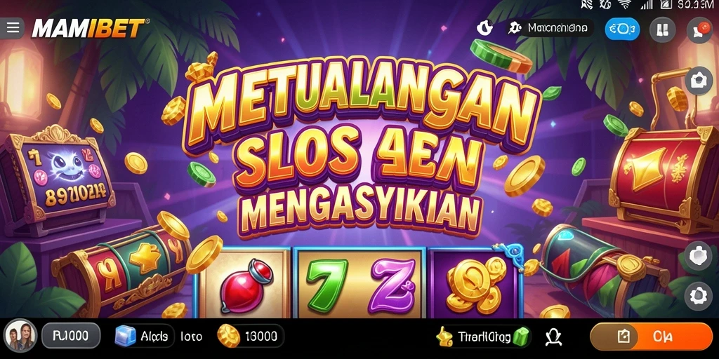 Screenshot MAMIBET menampilkan gameplay Slot yang mendebarkan.