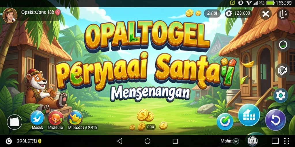 Tampilan gameplay menyenangkan dari OPALTOGEL yang ceria.