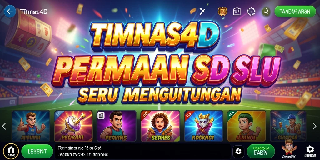Tampilan utama gameplay TIMNAS4D dengan simbol-simbol slot yang menarik.