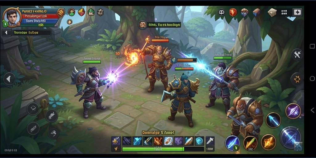 Tampilan gameplay RPG yang menakjubkan dan penuh aksi.